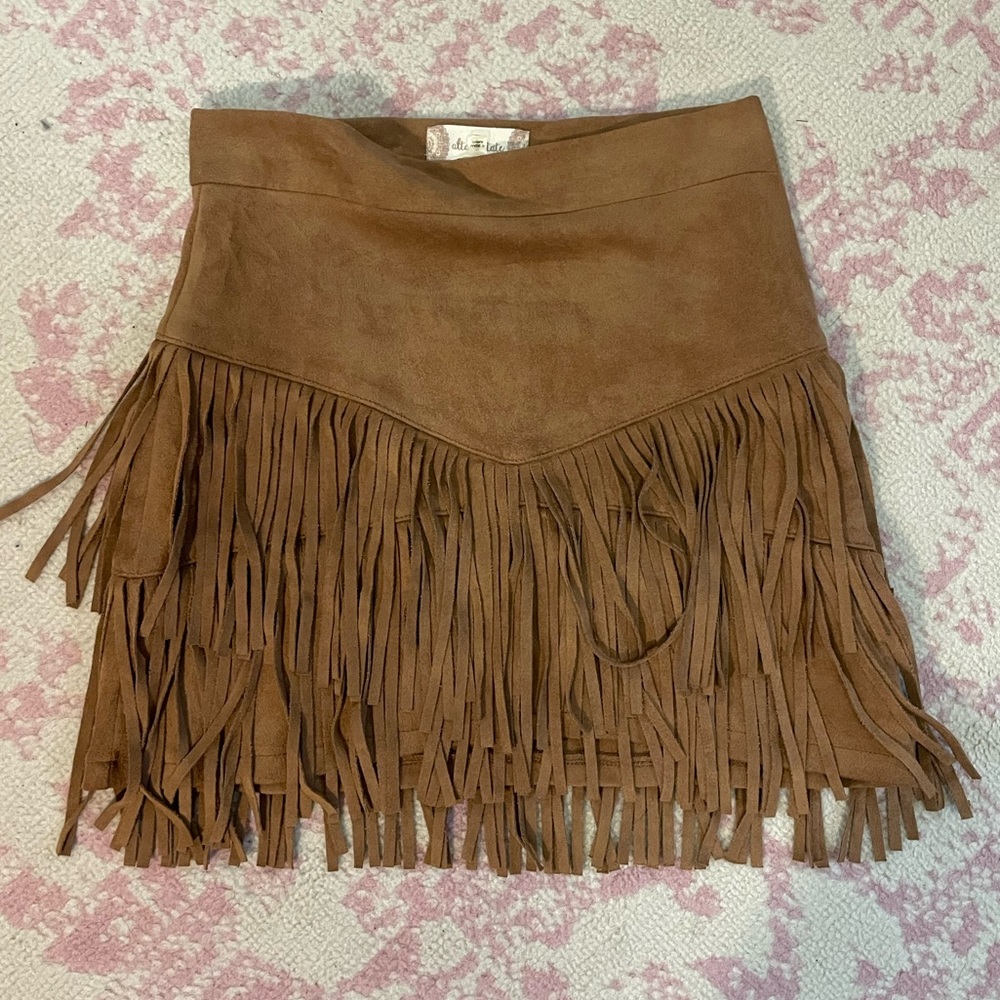 COPY - Altar’d State Tassle Velvet Dress